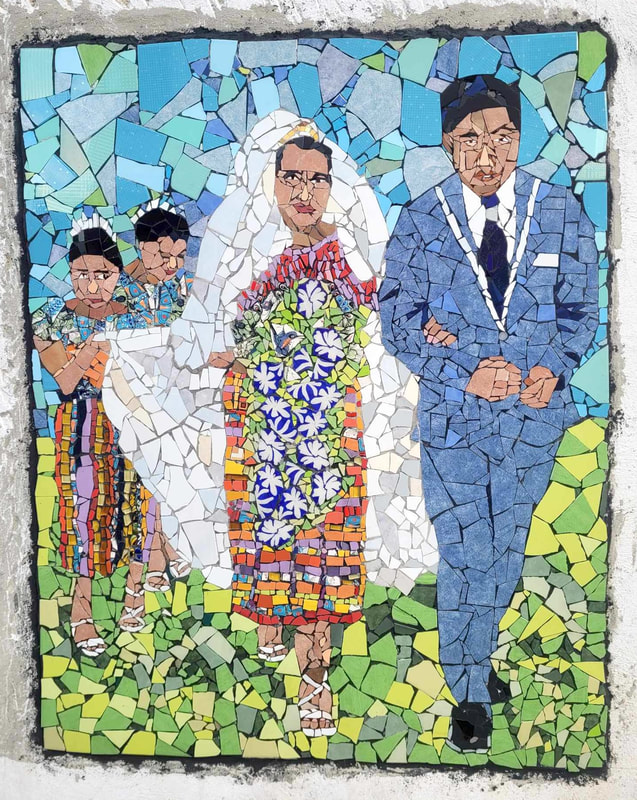 Guatemala wedding mosaic