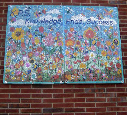CARMEL, NY Kent Primary School mosaic, 2013
