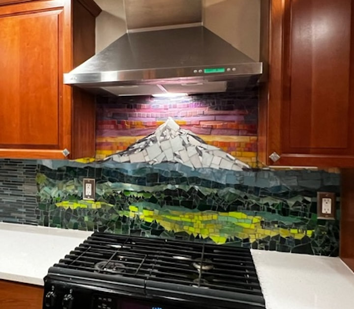mosaic mt hood backsplash